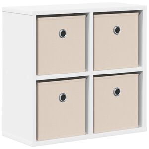 vidaXL Sideboard mit Schubladen Wei&szlig; 49,5 x 22 x 47 cm