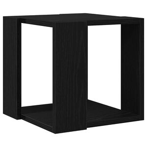 vidaXL Couchtisch Schwarz Eichen-Optik 32 x 32 x 30 cm Holzwerkstoff