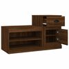 vidaXL Schuhschrank Braun Eichen-Optik 100x42x60 cm Holzwerkstoff