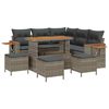 vidaXL Gartensofa-set 9 pcs Grau Poly-Rattan
