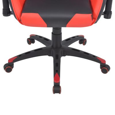 vidaXL Bürostuhl Gaming-Stuhl Neigbar Kunstleder Rot