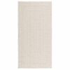 vidaXL Teppich ZIZUR Creme 80x150 cm Jute-Optik Indoor und Outdoor