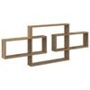 vidaXL Wandregal Artisan-Eiche 130 x 10 x 50 cm Holzwerkstoff