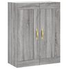 vidaXL Highboard Grau Sonoma 69,5x34x180 cm Holzwerkstoff