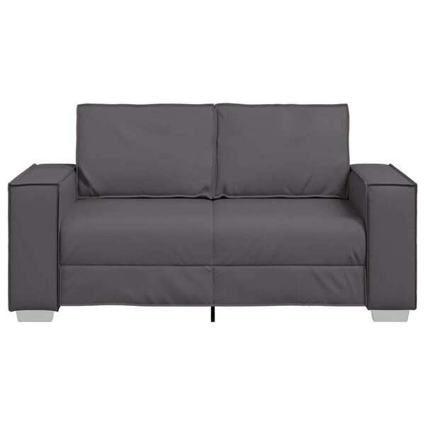 vidaXL Sofa Grau 160 x 80 x 84 cm Stoff
