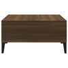 vidaXL Couchtisch Braun Eichen-Optik 60x60x30 cm Holzwerkstoff