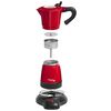 Bestron Espressomaschine 6 Tassen 480 W Rot AES480
