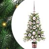 vidaXL Weihnachtsbaum mit 150 LEDs mit St&auml;nder Gr&uuml;n 65 cm PE
