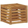 vidaXL Outdoor Hocker Bank Natur 43 x 43 x 37 cm Massivholz Akazie