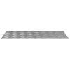 vidaXL Treppe Tritt Rechtwinklig 4 pcs Silber 80 x 40 cm Aluminium