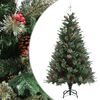 vidaXL Weihnachtsbaum mit Zapfen Gr&uuml;n 150 cm PVC & PE