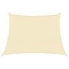 vidaXL Sonnensegel 160 g/m&sup2; Cremewei&szlig; 4/5x3 m HDPE