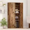 vidaXL Hochschrank mit Regal Altholz 80 x 39 x 178 cm Holzwerkstoff