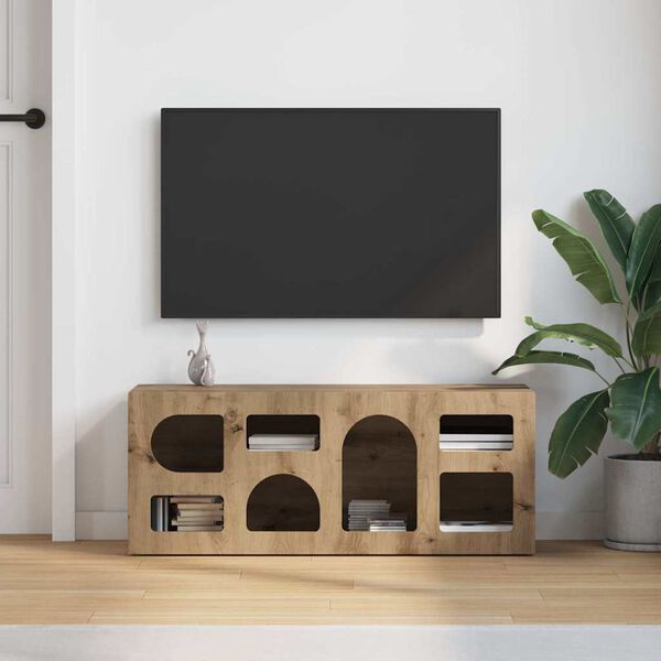 vidaXL TV-Schr&auml;nk Artisan-Eiche 100 x 35 x 40 cm Holzwerkstoff