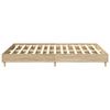 vidaXL Bettrahmen 2 pcs Sonoma 152 x 203 cm Holzwerkstoff