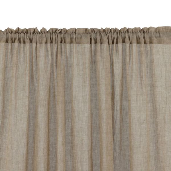 Venture Home Gardine Elena 240x135 cm Polyester Dunkelbeige