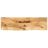 vidaXL Tischplatte 100x30x2,5 cm Baumkante Massivholz Raues Mangoholz