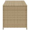 vidaXL Gartentruhe Beige 190L Poly Rattan