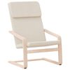 vidaXL Relaxsessel Creme Stoff