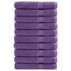 vidaXL Premium-Saunat&uuml;cher SOLUND 10 Stk. Lila 80x200 cm 600 g/m&sup2;