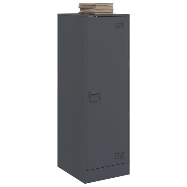 vidaXL Sideboard Anthrazit 34,5x39x107 cm Stahl