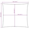 vidaXL Sonnensegel Oxford-Gewebe Quadratisch 6x6 m Creme
