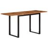 vidaXL Esstisch 140x70x75 cm Massivholz Akazie