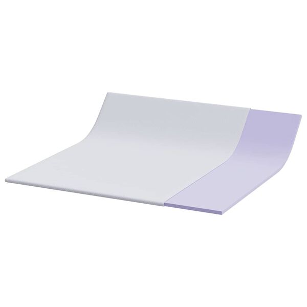 vidaXL Matratzenauflage Wei&szlig; 180 x 200 cm Jacquard Stoff