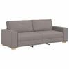 vidaXL Sofa 3 pcs Taupe 220 x 80 x 84 cm Leinenmischgewebe