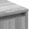 vidaXL LED-Sideboard Graues Sonoma 90 x 32 x 75 cm Holzwerkstoff