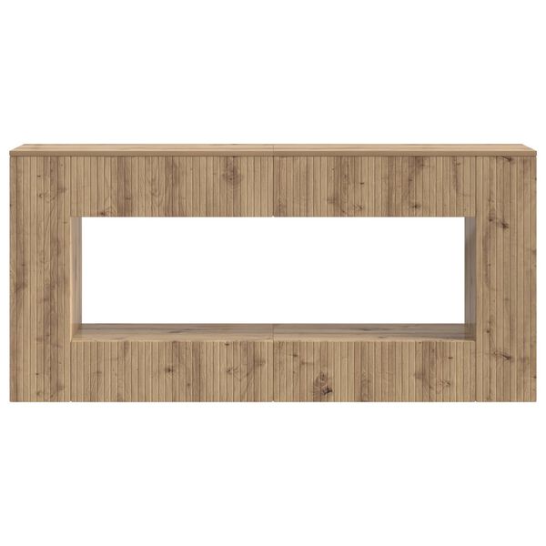 vidaXL Konsolentisch Artisan-Eiche 155 x 29 x 74 cm Holzwerkstoff
