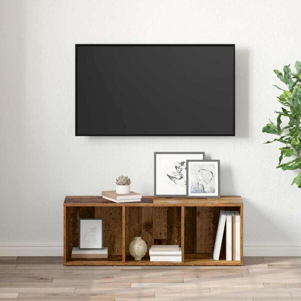 vidaXL TV-Schrankset Wandmontiert Braun 72 x 35 x 37 cm Holzwerkstoff