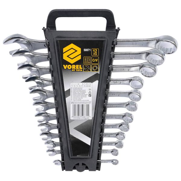 VOREL 12-tlg. Ring-Maulschl&uuml;ssel-Satz 6-22 mm