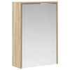 vidaXL Badezimmerspiegelschrank Sonoma-Eiche 43 x 16 x 62,5 cm