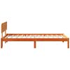 vidaXL Bettrahmen Wachsbraun 75 x 190 cm Massives Kiefernholz