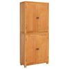 vidaXL Aufbewahrungsm&ouml;bel-Set mit Regal 2 Stk. Natur 80 x 35 x 185 cm