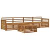 vidaXL Outdoor-Sofagarnitur 5 pcs Natur Massivholz Akazie