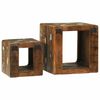vidaXL TV-Einheiten 2 pcs Mehrfarbig Massives upgecyceltes Holz