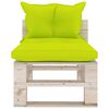 vidaXL 8-tlg. Garten-Lounge-Set aus Paletten mit Kissen Kiefernholz