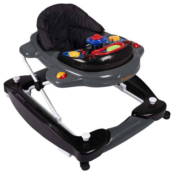 Baninni 2-in-1 Lauflernhilfe Classic Schwarz Tupfen