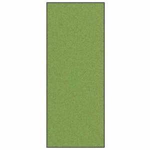 vidaXL Fu&szlig;matte Gr&uuml;n und Schwarz 120 x 300 cm Polyamid und PVC