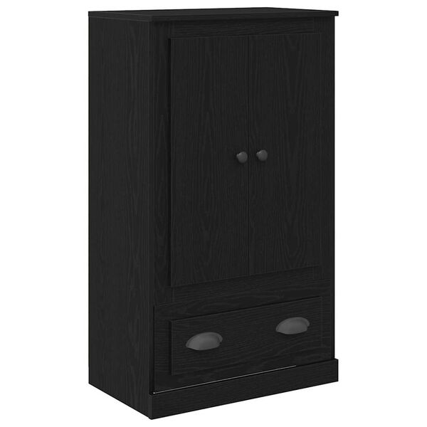 vidaXL Highboard Schwarz Eichen-Optik 60 x 35,5 x 103,5 cm