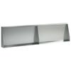 vidaXL St&uuml;tzmauer 2 stk. 80 x 12 x 30 cm Verzinkter Stahl Silber
