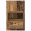 vidaXL Nachttisch 2 pcs Altholz 50 x 32.5 x 80cm Holzwerkstoff