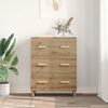 vidaXL Sideboard Artisan-Eiche 69,5 x 34 x 90 cm Holzwerkstoff