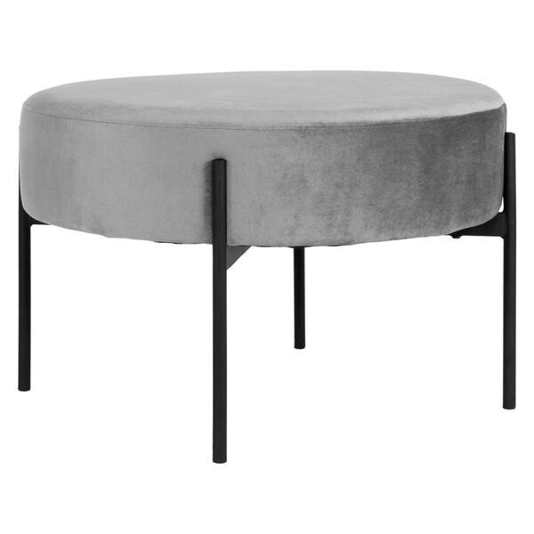 House Nordic Pouf Evie Grau