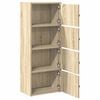 vidaXL B&uuml;cherregal Sonoma-Eiche 40x24x102 cm Holzwerkstoff
