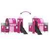 vidaXL Kinderloftbett Schwarz und Pink 79,5 x 200 cm Metall