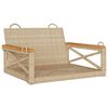 vidaXL H&auml;ngesessel Beige 63x62x40 cm Poly Rattan