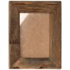 vidaXL Bilderrahmen 2 Stk. 25x30 cm Massives Altholz und Glas